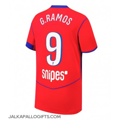 Paris Saint-Germain Goncalo Ramos #9 Kolmaspaita 2025-26 Lyhythihainen Paris Saint-Germain Goncalo Ramos #9 Kolmaspaita 2025-26 Lyhythihainen